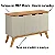 Buffet 3 Portas Prism Patrimar Off White/Cinamomo *PRONTA ENTREGA* - Imagem 2