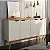 Buffet 4 Portas Prism Patrimar Off White/Cinamomo *PRONTA ENTREGA* - Imagem 1