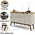 Buffet 4 Portas Prism Patrimar Off White/Cinamomo *PRONTA ENTREGA* - Imagem 2