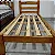 Cama Solteiro Afromar em Madeira maciça Mel *PRONTA ENTREGA* - Imagem 4