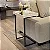 Mesa De Apoio Sofá JB Luxo Off White Pé Preto JB 4774 - Imagem 1
