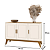 Buffet Sierra 1.30m Cor: Off-White/Cedro 47634 EDN - Imagem 3