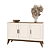 Buffet Sierra 1.30m Cor: Off-White/Nogueira 48234 EDN - Imagem 2