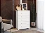 Cômoda Paris 100% MDF Branco Barreto Lonçarcci - Imagem 1