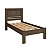 Cama Solteiro Mônaco 100% MDF Legno/Off-White Barreto Lonçarcci - Imagem 2