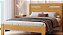 Cama Casal Roma 100% MDF Cinamomo/Off-White Barreto Lonçarcci - Imagem 1