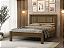 0010.03 BARRETO CAMA CASAL MONACO LEGNO/OFF WHITE - Imagem 1