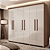 0008.03 BARRETO ROUPEIRO MADRI 6 PORTAS LEGNO/OFF WHITE - Imagem 1