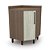 5136.21 BATROL CZNH GBNT 1P 90 EVOLUTION TANNAT/LEGNO CREMA - Imagem 1