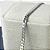 Pulseira Prateada Grumet Fina - 22cm - Imagem 2