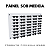 Painel de parede sob medida para óculos - Horizontal PSM1 - Imagem 1