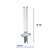 Dispenser Poupa Copos com Regulador de Saída Fortcom 150 a 200ml - Imagem 2