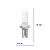 Dispenser Poupa Copos com Regulador de Saída Fortcom 150 a 200ml - Imagem 3