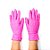 Luva Nitrílica Supermax Pink Tamanho P com 100 unidades - Imagem 4