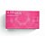 Luva Nitrílica Supermax Pink Tamanho P com 100 unidades - Imagem 1