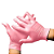 Luva Volk Sensi Rosa Slin Nitlílica Tamanho P Com 100 Unidades - Imagem 4