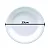 Prato de Isopor Bom Apetite 23cm Raso Branco  C/25un - Imagem 1
