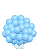 Balão Bompack Azul Claro Nº 6,5 30 Unidades - Imagem 2