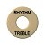 Moldura Para Chave Les Paul Treble Rhythm Creme - Imagem 1