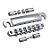 Ponte e Cavalete Tune O Matic Para Guitarra Les Paul Cromada Dolphin - Imagem 1