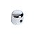 Knob Metal Arredondado com Parafuso Cromado - Imagem 1