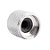 Knob Metal Arredondado com Parafuso Cromado - Imagem 3