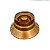 Knob Plástico Para Guitarra Speed Bell Dourado - Imagem 1