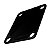 Neck Plate Liso Guitarra e Baixo Preto - Imagem 2