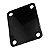 Neck Plate Liso Guitarra e Baixo Preto - Imagem 1