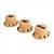 Kit Knob Plástico Strato 1 Volume 2 Tons Creme - Imagem 2