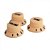 Kit Knob Plástico Strato 1 Volume 2 Tons Creme - Imagem 1