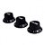 Kit Knob Plástico Strato 1 Volume 2 Tons Preto - Imagem 2