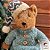 Ursa de Gorro e Vestido Menta - Imagem 2