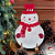 Petisqueira Boneco de Neve - Imagem 1
