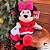 Minnie com Presente e Laço Rosa M - Imagem 1