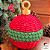 Bola de Natal Vermelha e Verde - Imagem 1
