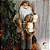 Papai Noel com Casaco Marrom M - Imagem 1
