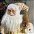 Papai Noel Branco com Dourado M - Imagem 2