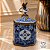 Potiche Floral Azul - Imagem 1