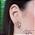 Brinco Flor Cristal - Imagem 2