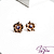 Brinco Flor Cristal - Imagem 1