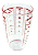 COPO GRADUADO 350 ML policarbonato - cristal - Imagem 1