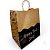 50 Sacolas Kraft Alça Torcida Delivery 30x31x19 Happy Food - Imagem 3