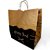 50 Sacolas Kraft Alça Torcida Delivery 30x31x19 Happy Food - Imagem 2