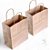 Sacolas Kraft Pequena Delivery 120g - 20x22x10 - 100 Unid - Imagem 5