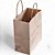 Sacolas Kraft Pequena Delivery 120g - 20x22x10 - 100 Unid - Imagem 3