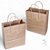 Kit 400 Sacolas de Papel Kraft 120g - 23x28x10 Extra Resistentes com Alça Torcida para Delivery e Presentes - Imagem 3