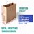 Kit 100 Sacolas de Papel Kraft 120g - 32x37x11 Resistentes e Sustentáveis para Lojas e Delivery - Imagem 3