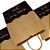 100 Sacolas Kraft Com Alça Delivery Restaurantes 18x28x11 HAPPY FOOD - Imagem 4