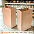 Kit 100 Sacolas Kraft com Alça Torcida 18x28x11cm para Delivery - Imagem 5